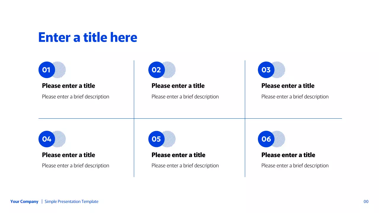 Presentasi Geometris Sederhana Biru