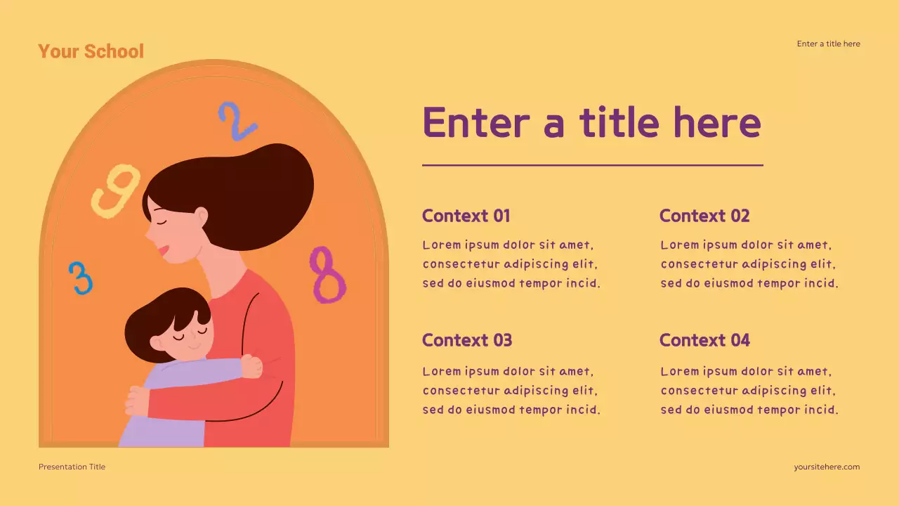 Purple Modern Math Guide Presentation