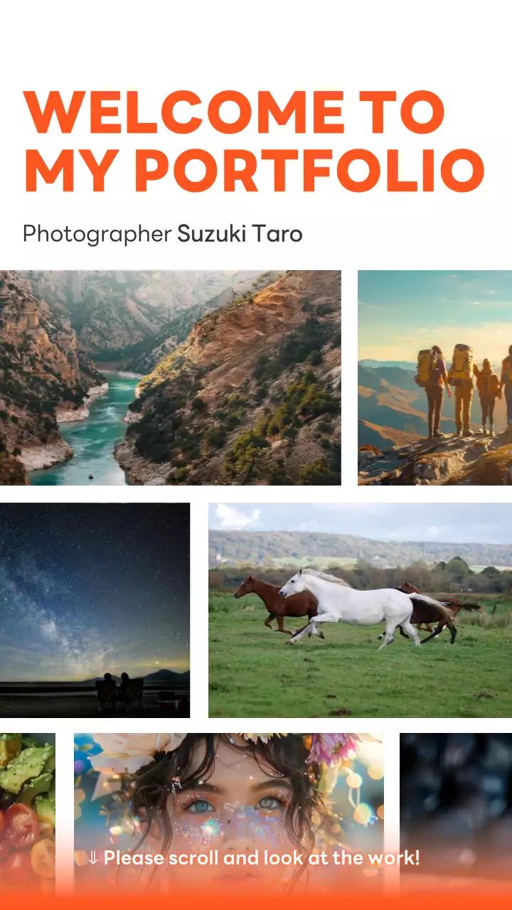 オレンジ モダン 写真 ポートフォリオ