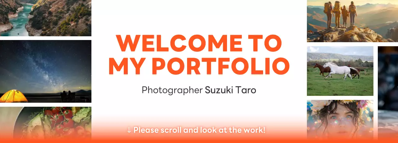 オレンジ モダン 写真 ポートフォリオ