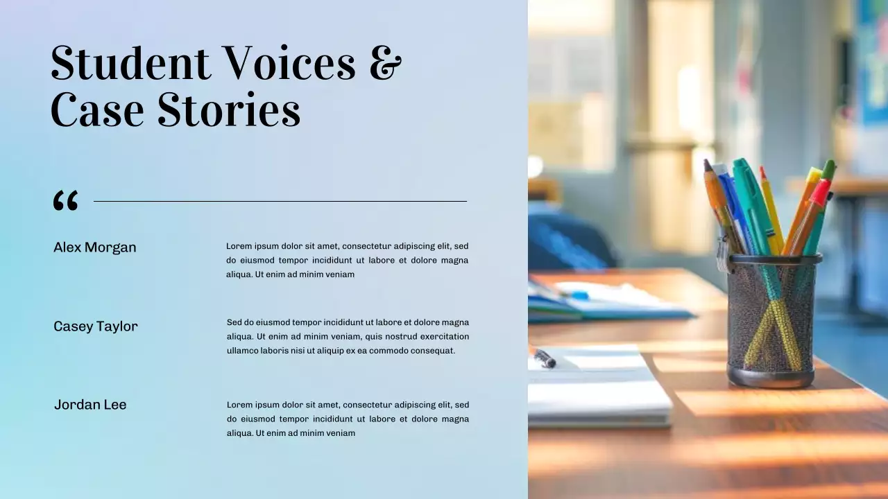 Blue Minimal Climate Announcement Presentation