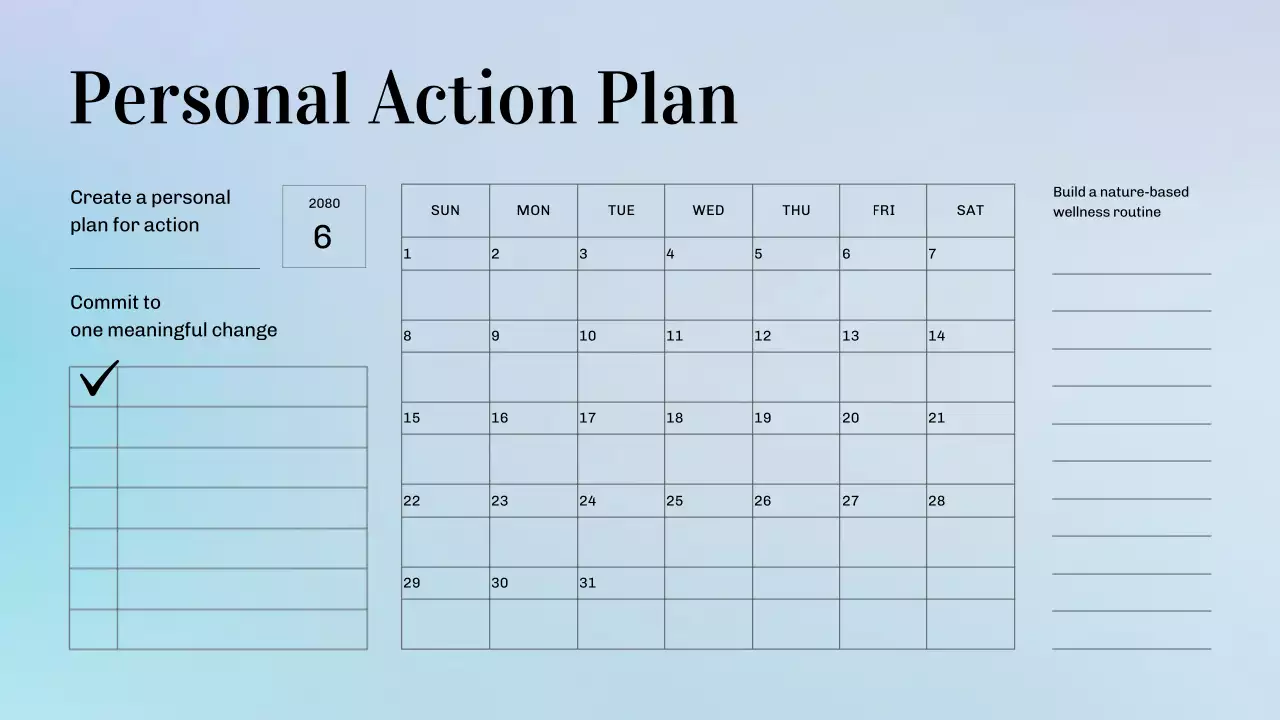 Blue Minimal Climate Announcement Presentation