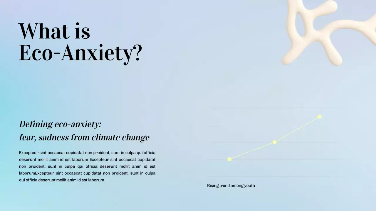 Blue Minimal Climate Announcement Presentation