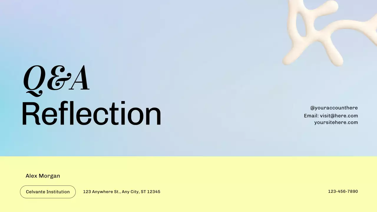 Blue Minimal Climate Announcement Presentation