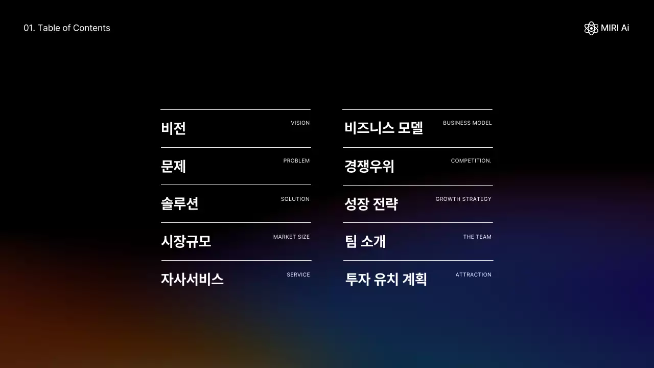 파랑 모던 투자 안내 IR