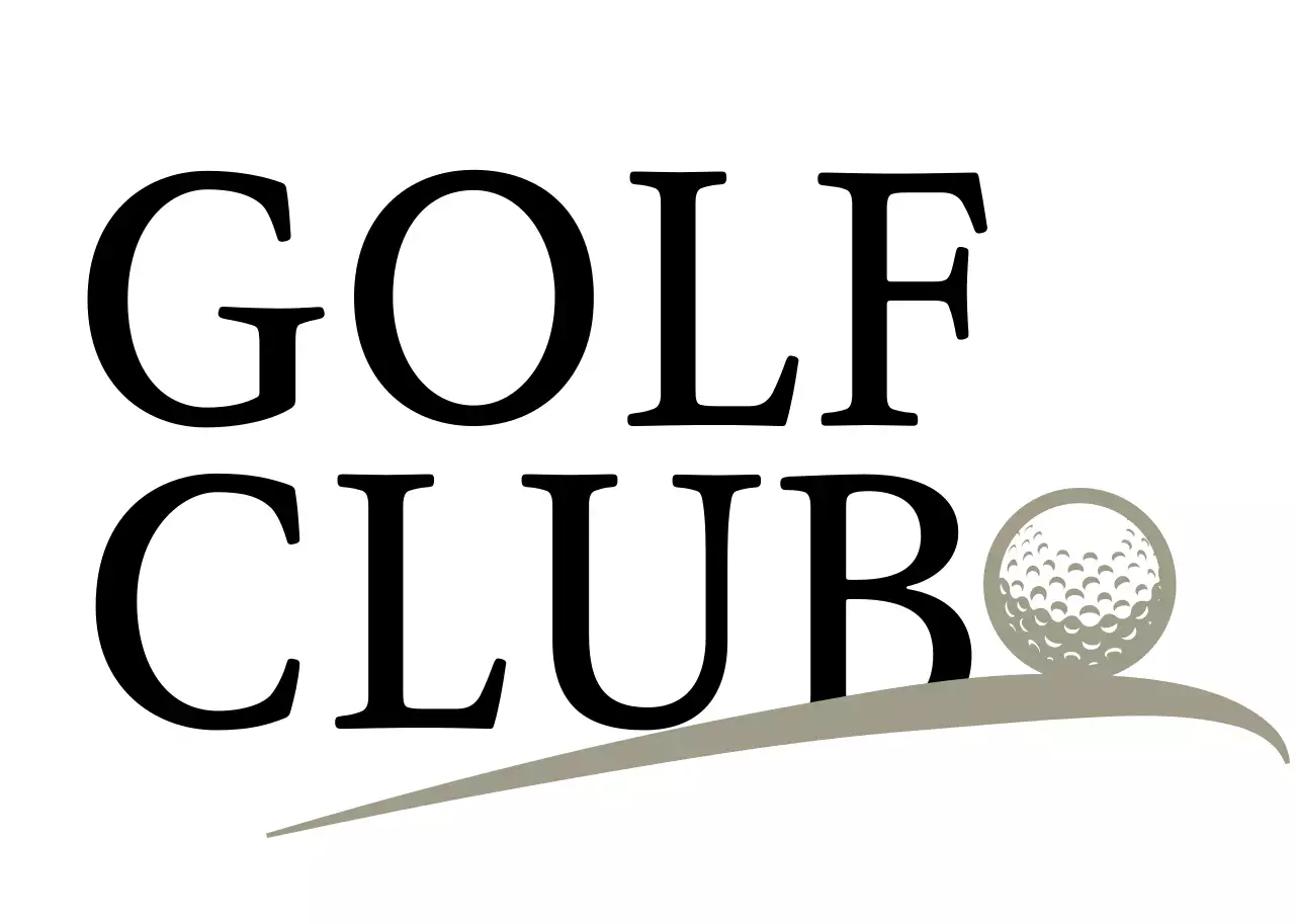 ブラックの高級感あるゴルフクラブ同好会用帽子