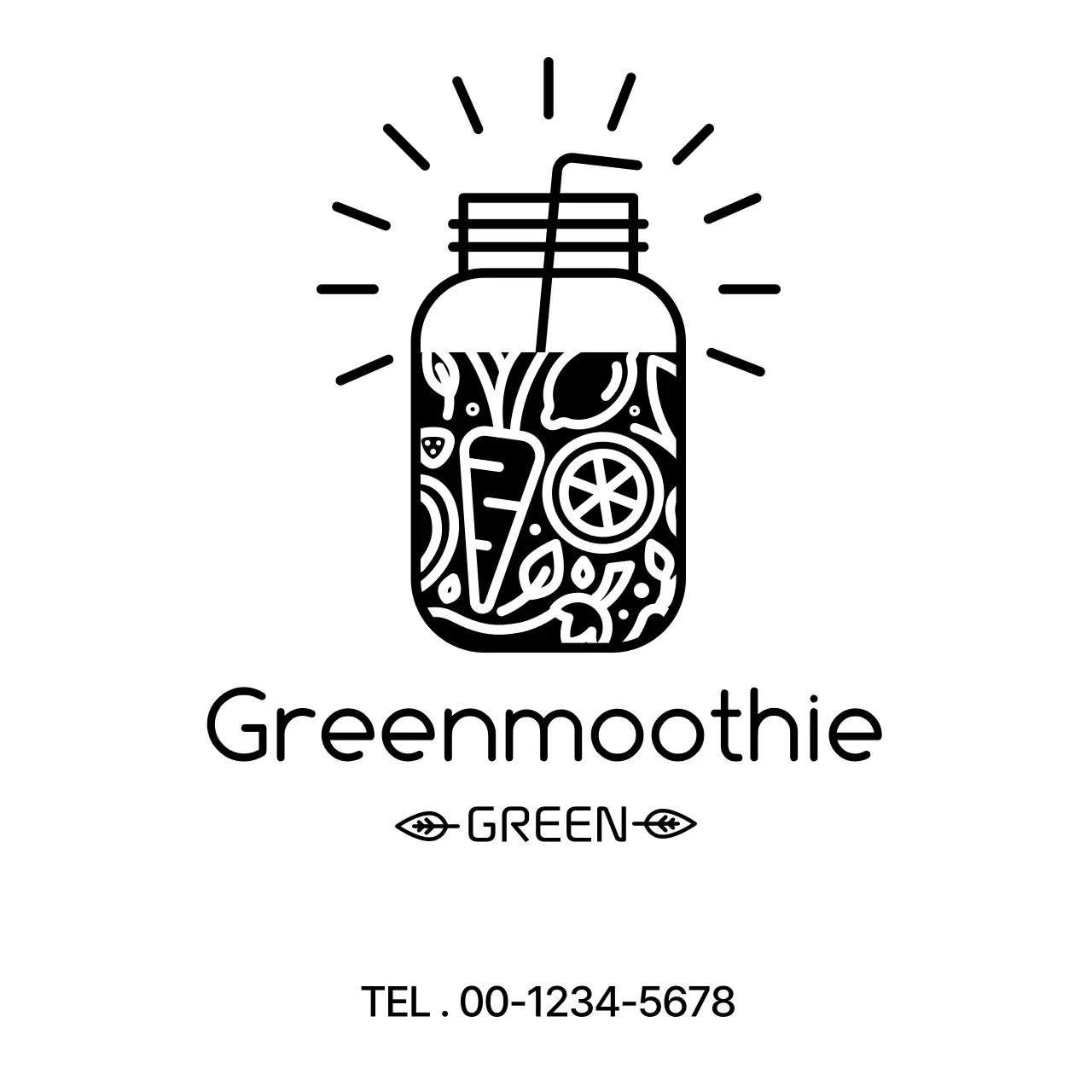 スムージーのビニール袋