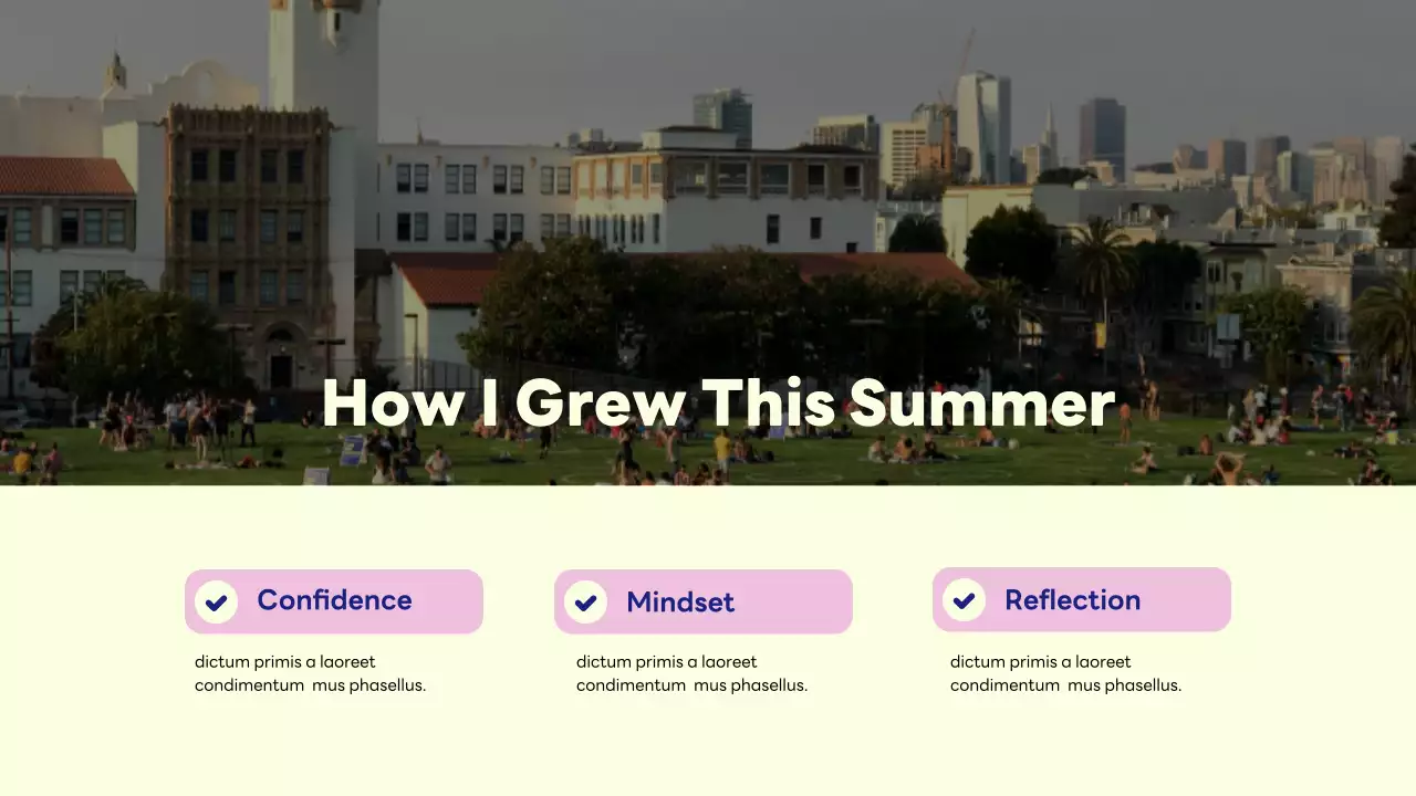 블루 플로럴 포트폴리오 프레젠테이션