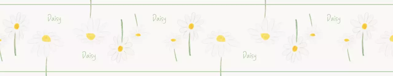 연두 심플 데이지 디자인