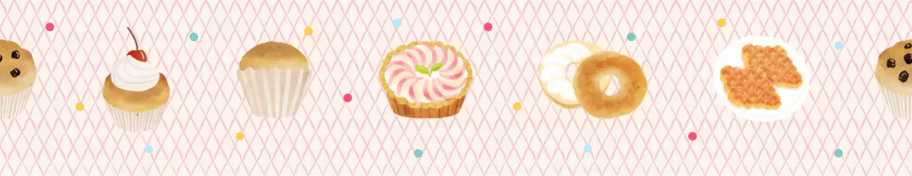 핑크 아기자기한 디저트 홍보