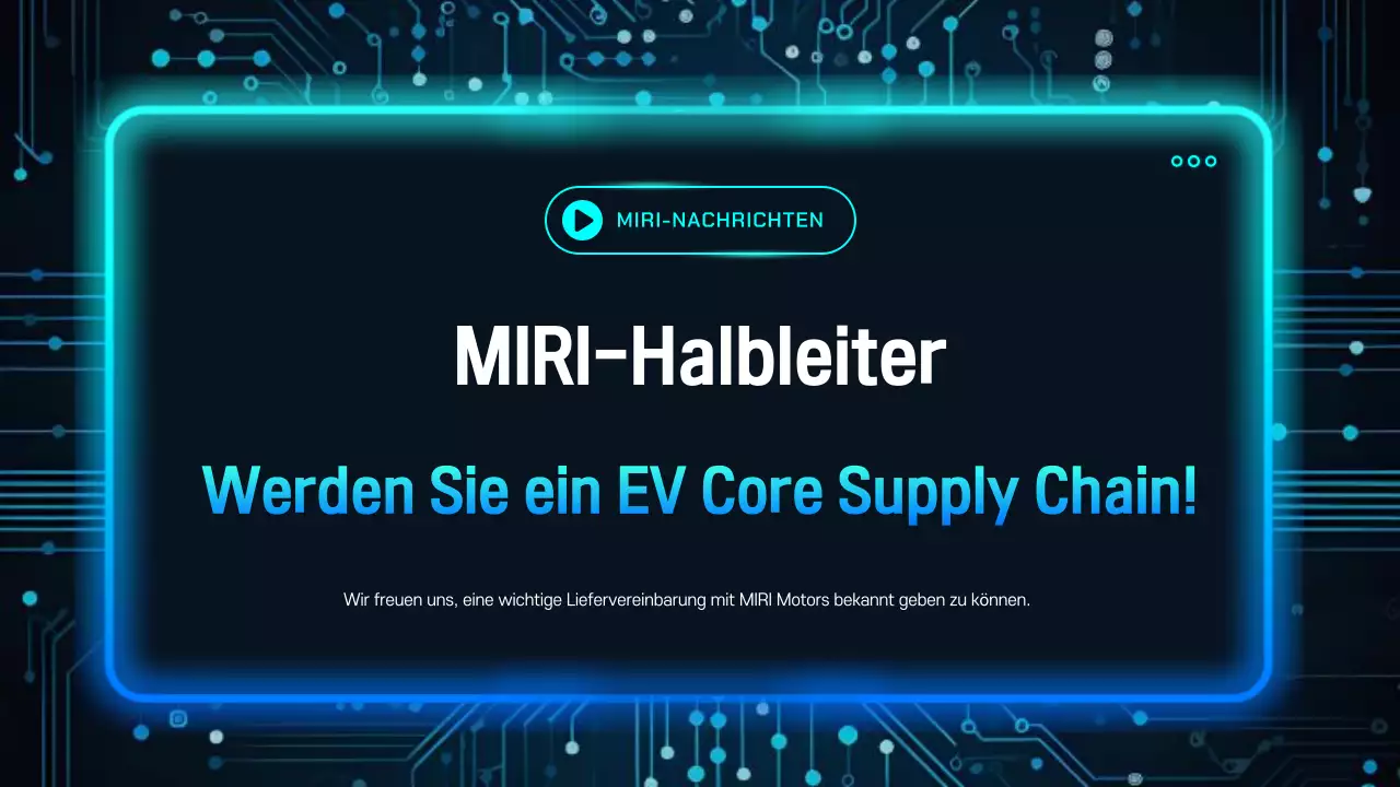 Blue Cyber Elektrofahrzeug-Lieferwerbung