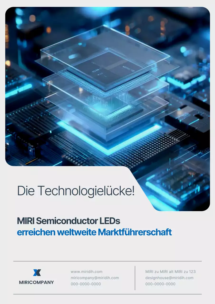 Förderung der weißen und blauen Halbleitertechnologie