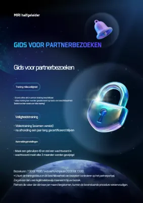 Blauwe moderne onderwijsgids