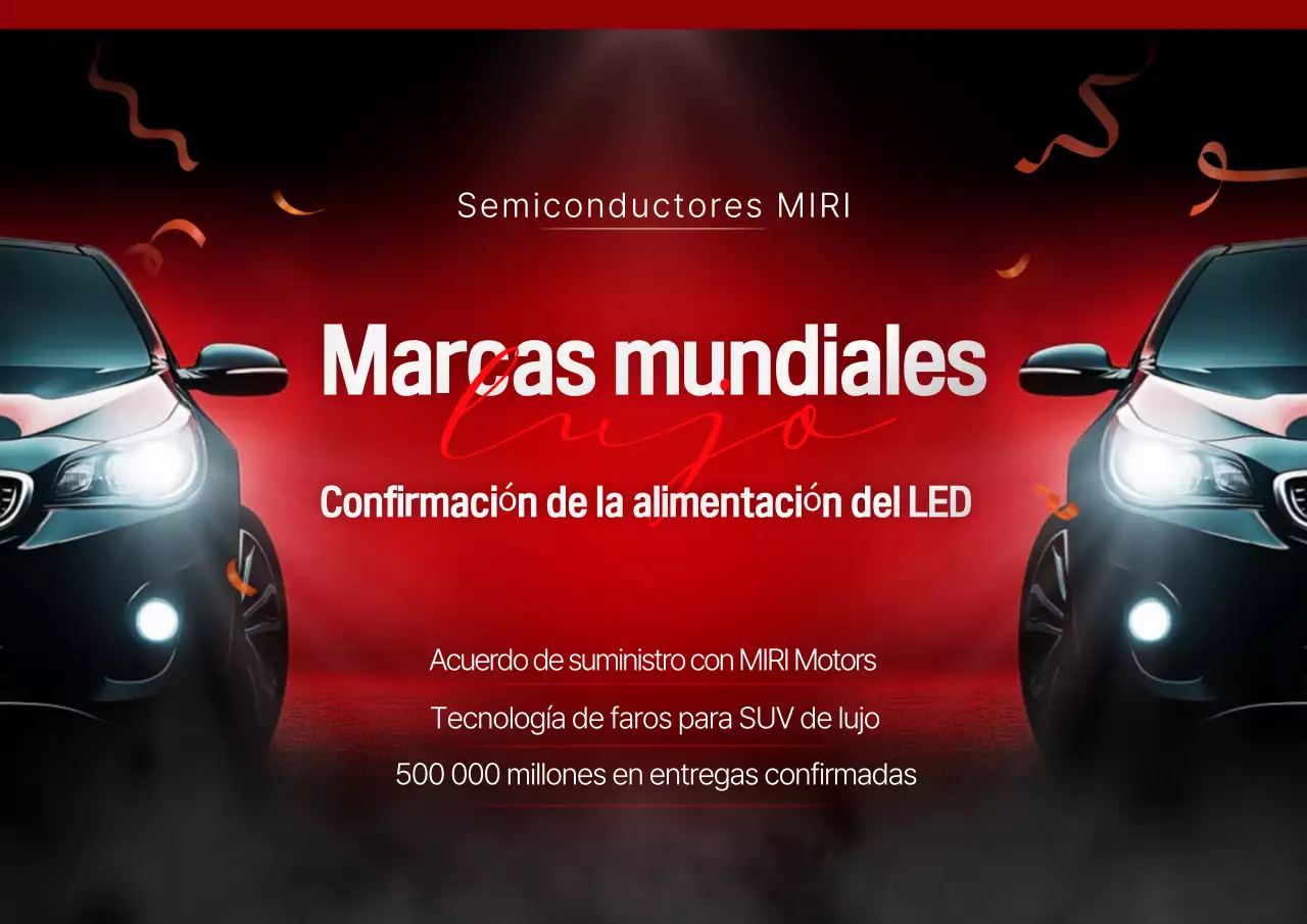 Anuncio de coche moderno rojo