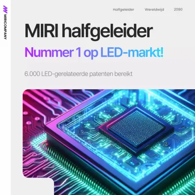 Promotie van een eenvoudig paars halfgeleiderproduct