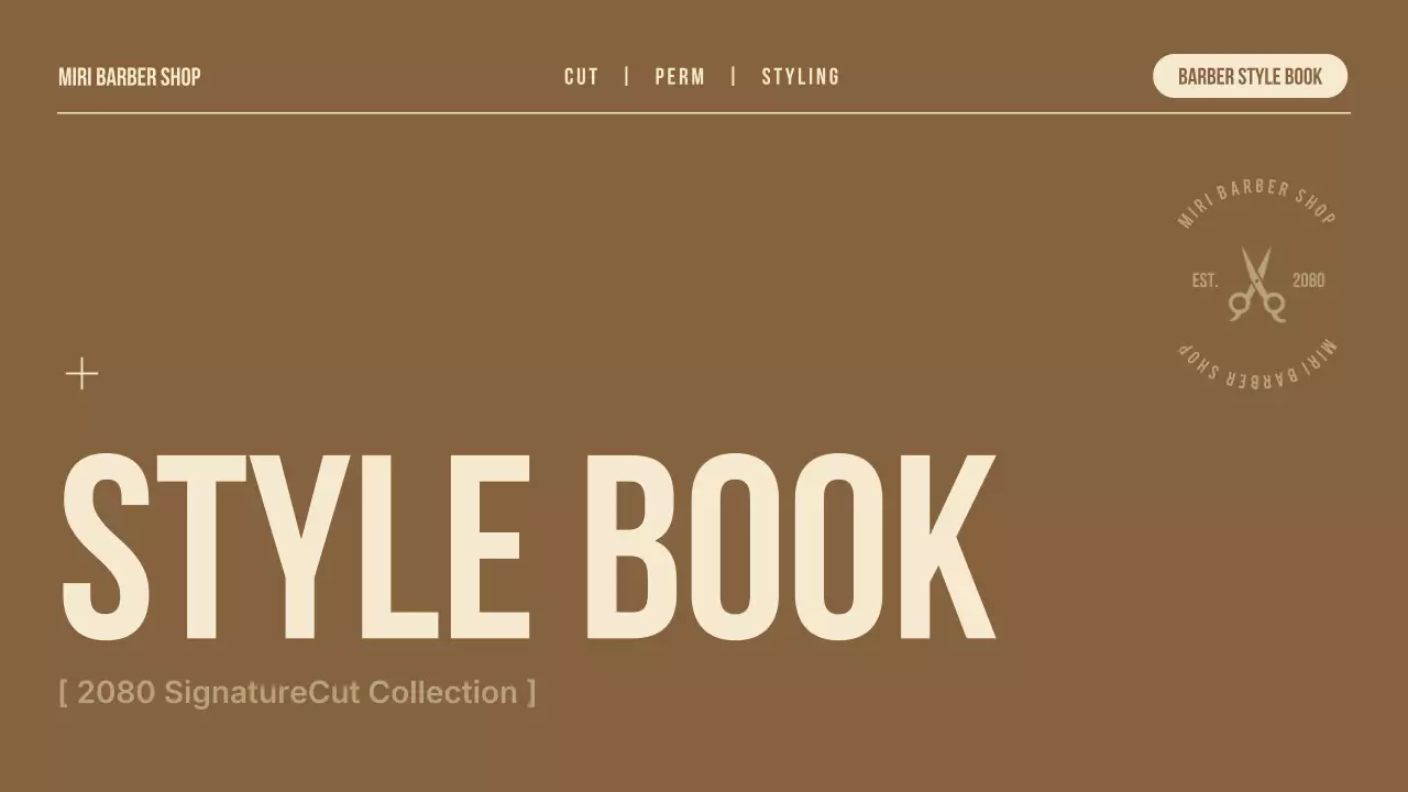 guia de barbeiro clássico marrom