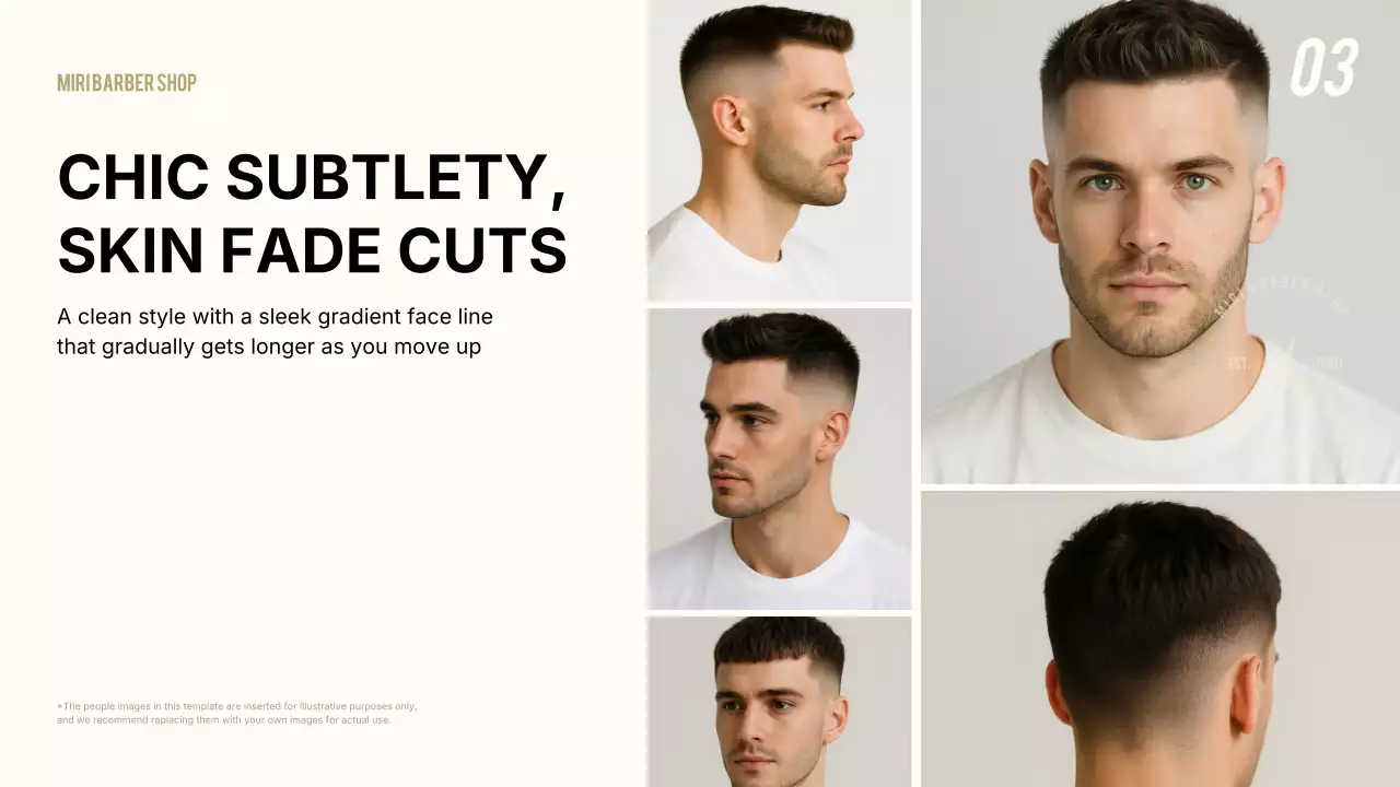 guia de barbeiro clássico marrom