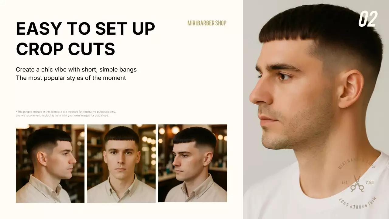 guia de barbeiro clássico marrom