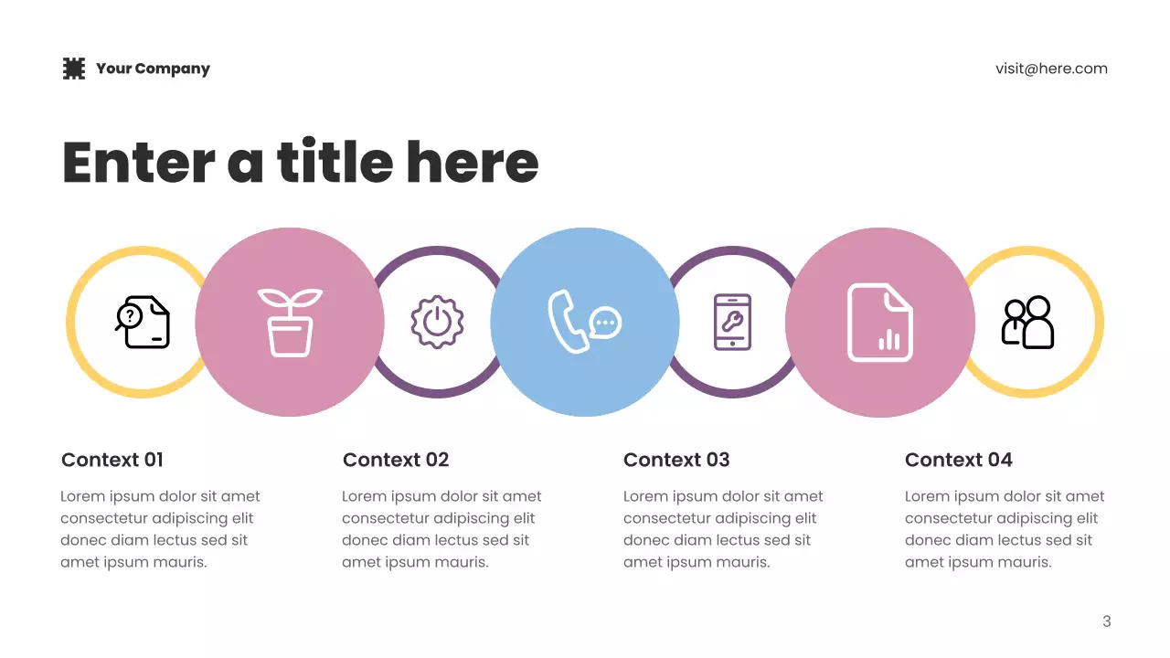 blue modern technology presentation