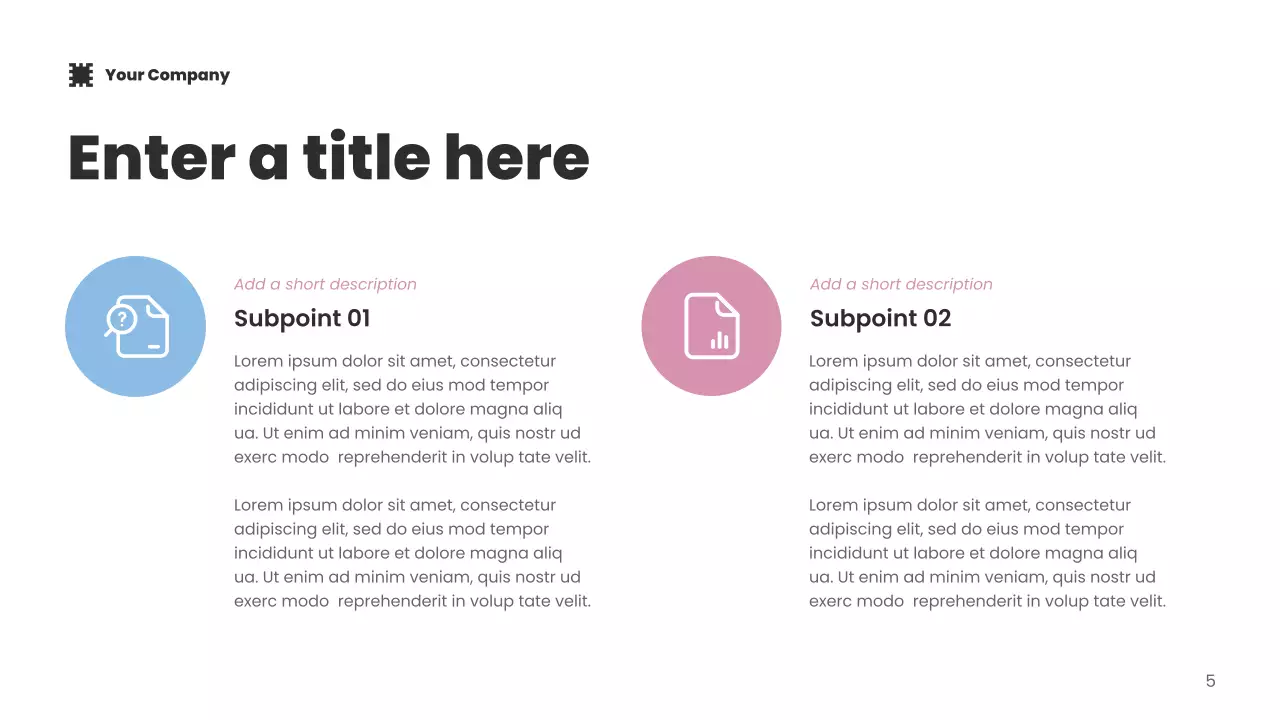 blue modern technology presentation