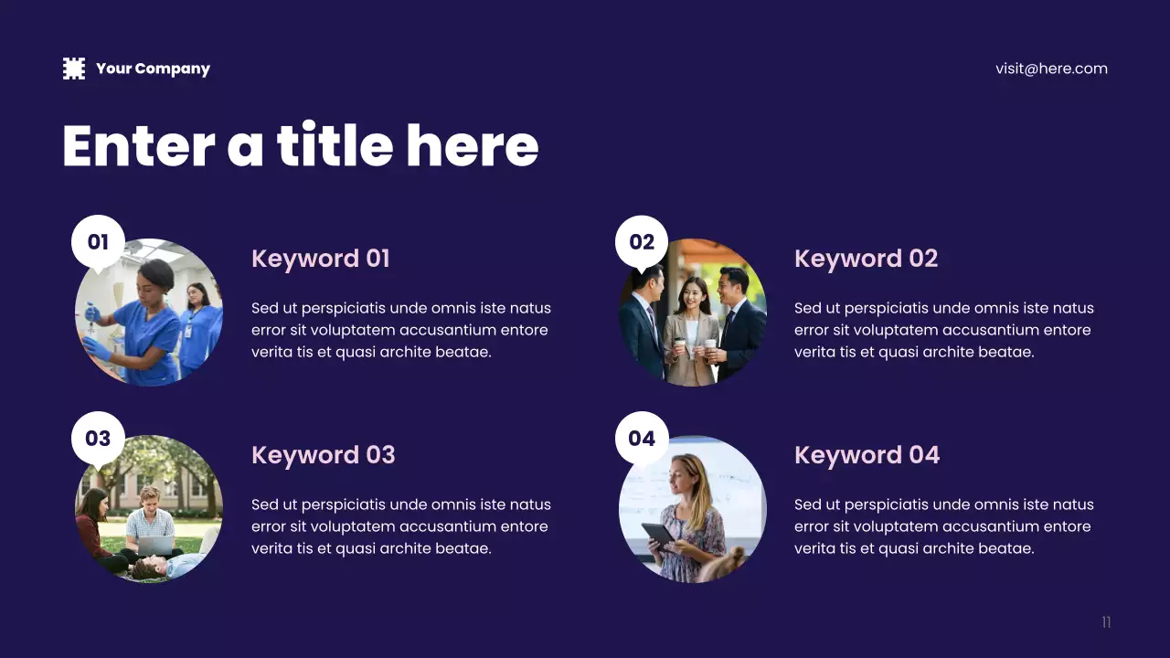 blue modern technology presentation