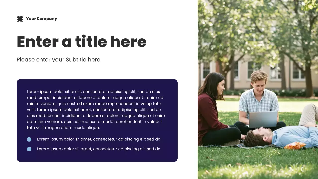 blue modern technology presentation