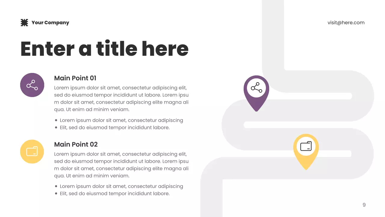 blue modern technology presentation