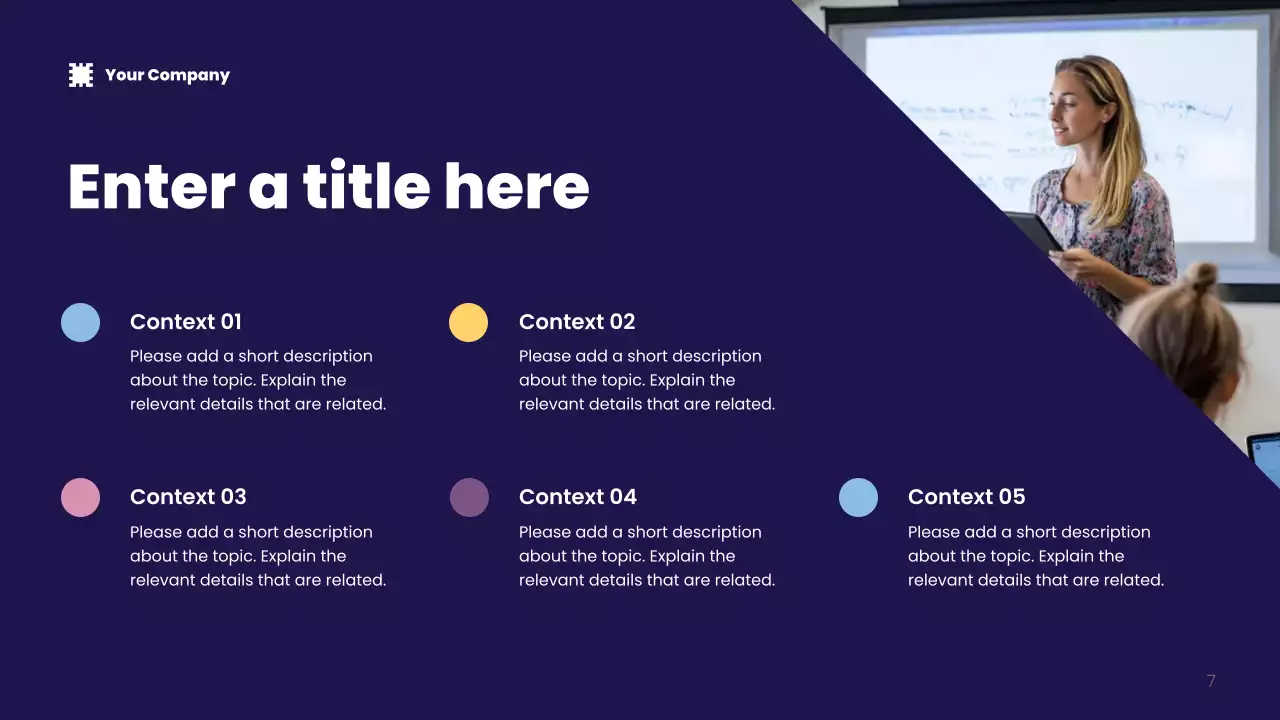 blue modern technology presentation