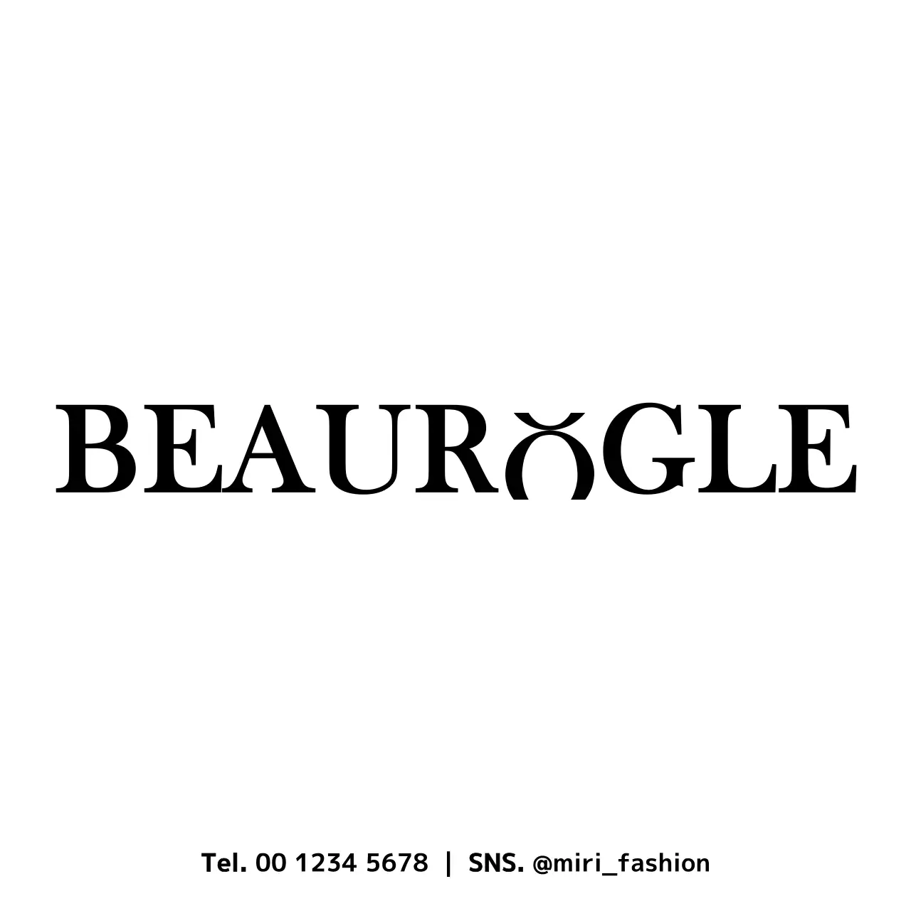 シンプルモダンアルファベットシンボルマークロゴスタイルジュエリーショップの広報・情報案内