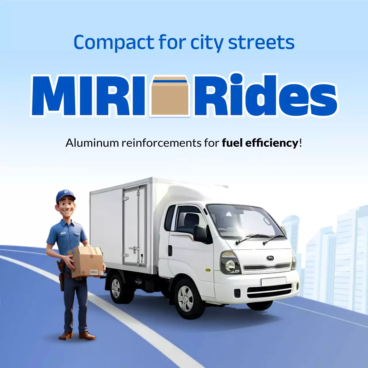 khuyến mãi giao hàng hiện đại màu xanh