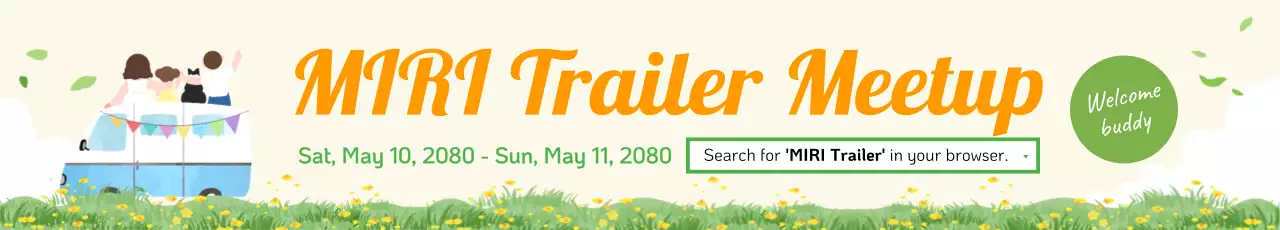 convite para encontro retrô verde