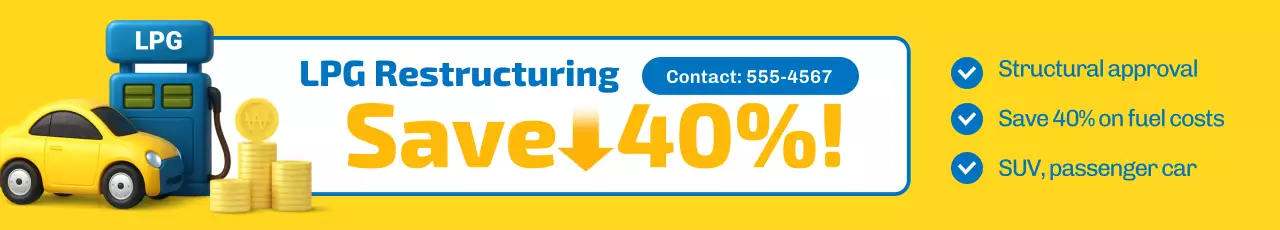 promoção de combustível amarelo moderno