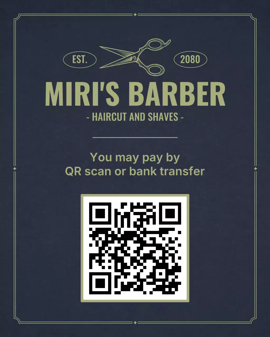 pengumuman tukang cukur vintage angkatan laut