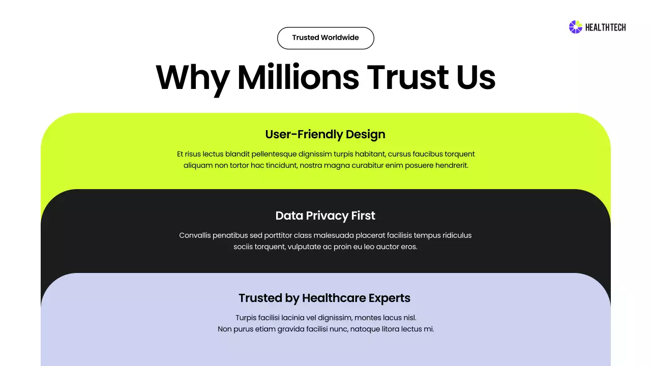 Black Modern Health Announcement Presentation