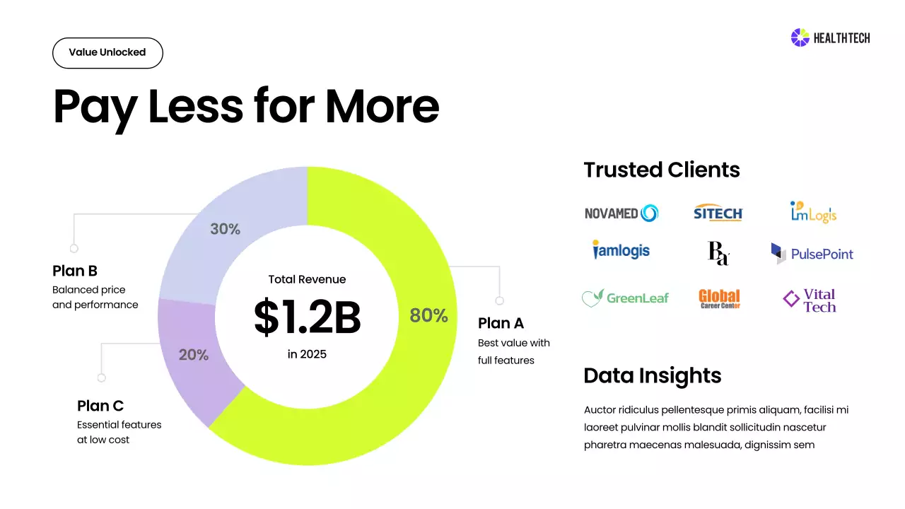 Black Modern Health Announcement Presentation