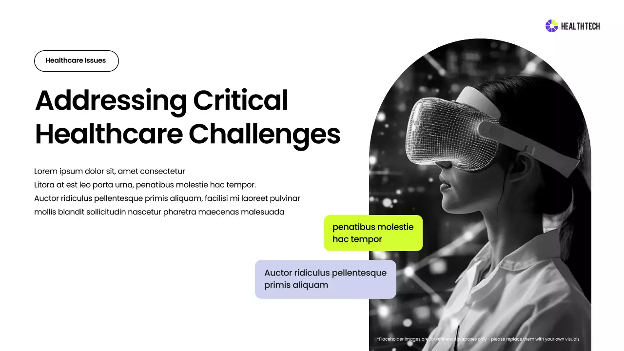 Black Modern Health Announcement Presentation