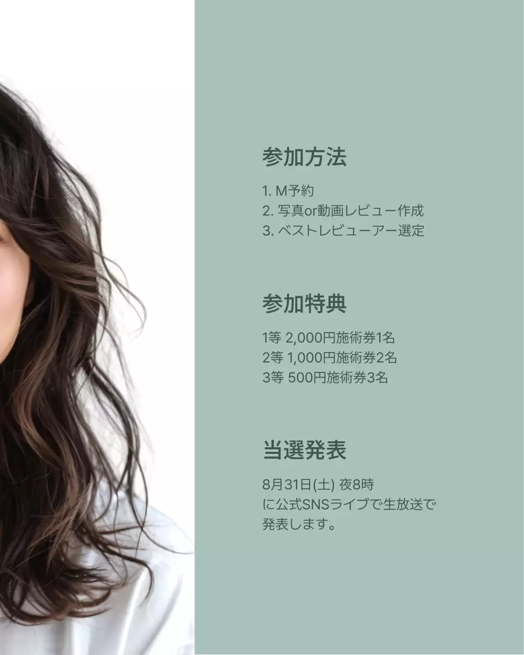 ミント 洗練された 美容 プラン