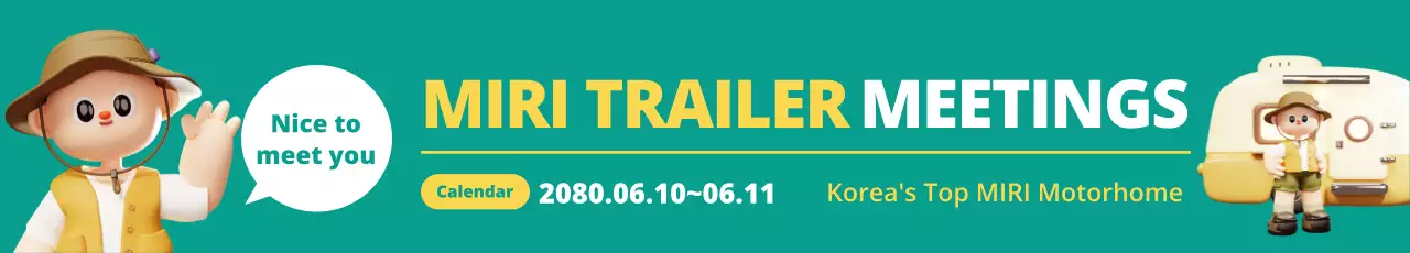 evento de trailer moderno azul-petróleo