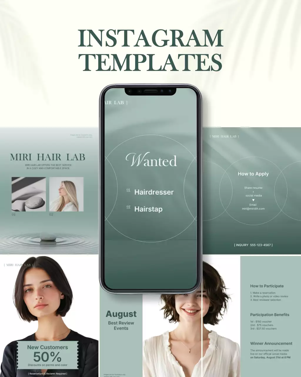 mint modern hair business