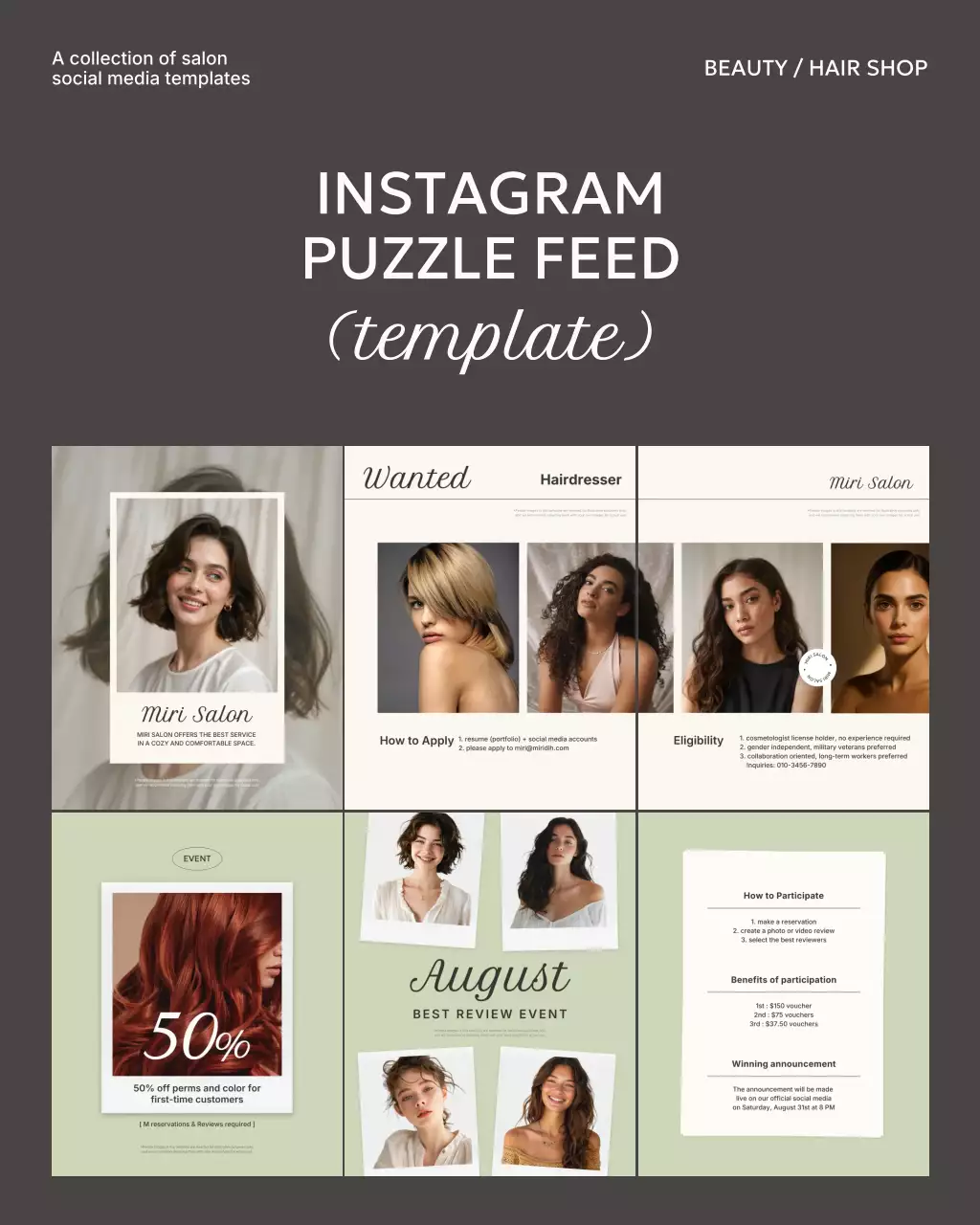 promosi salon modern krem