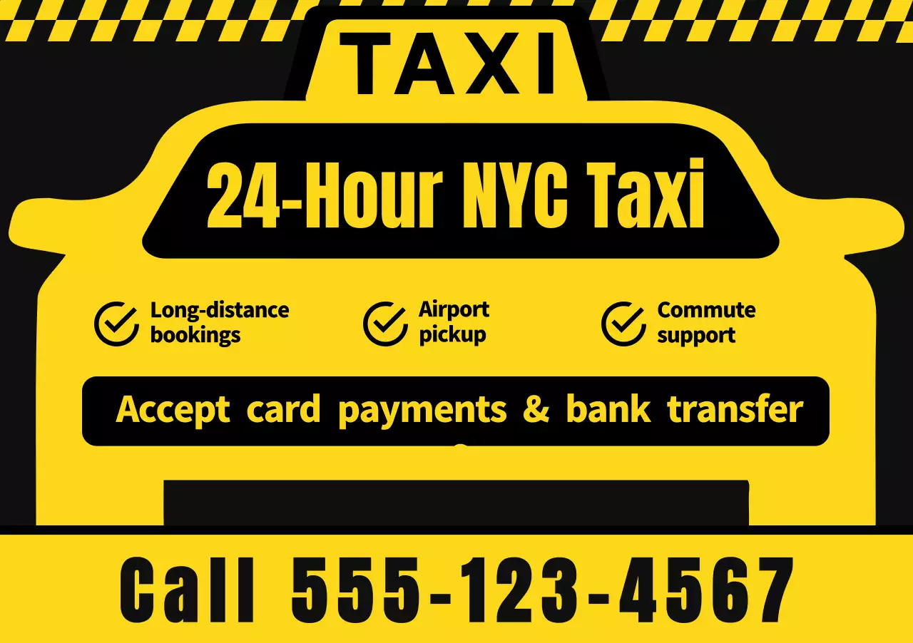 promosi taksi kuning tebal