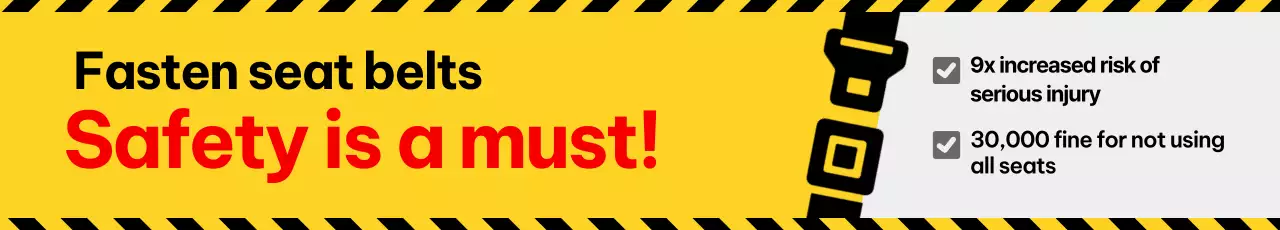 yellow bold safety announcement