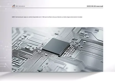 Promotion des semi-conducteurs modernes Gray