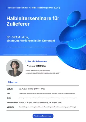 Leitfaden für das Blue Modern Technology-Seminar