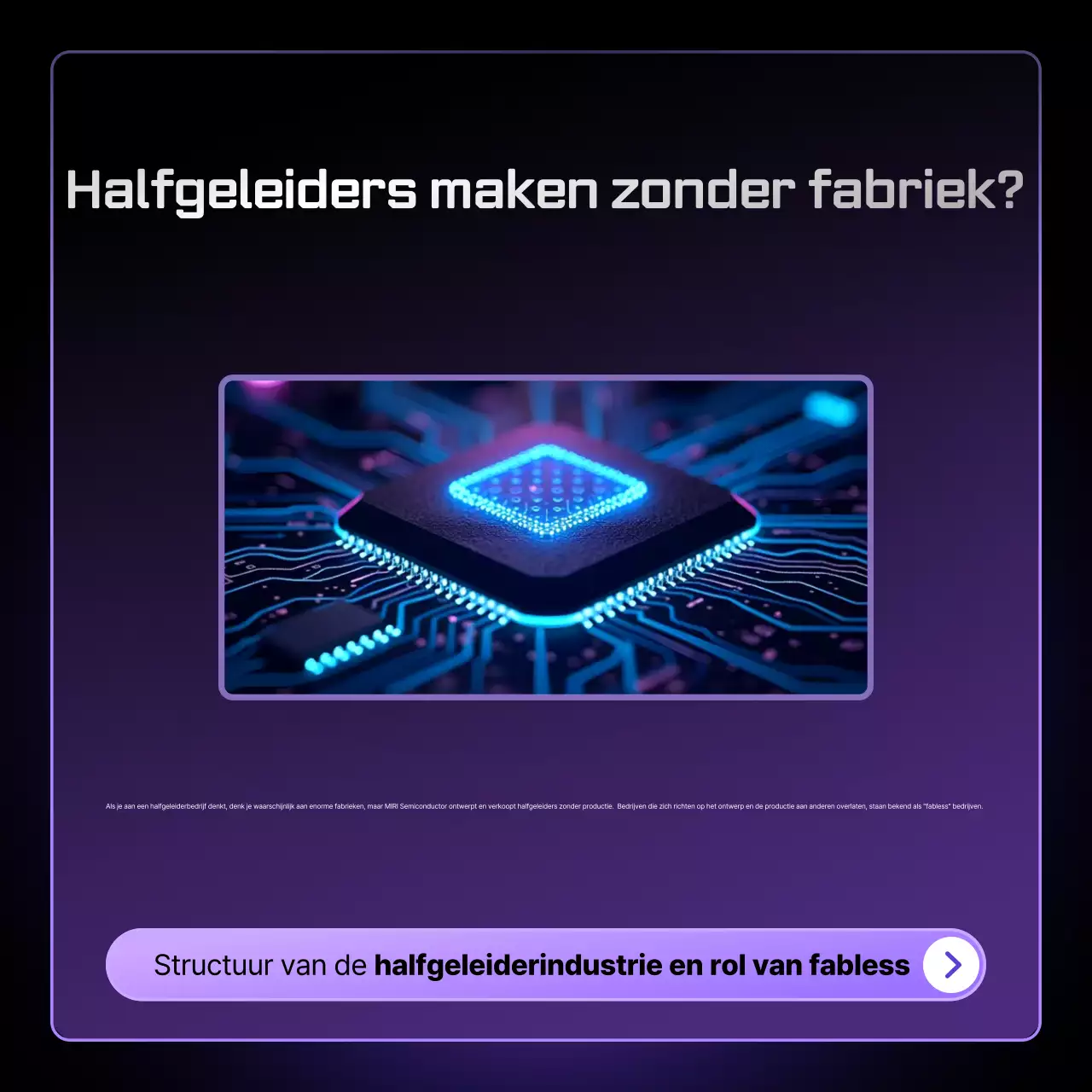 Bora Modern Semiconductor Informatielevering