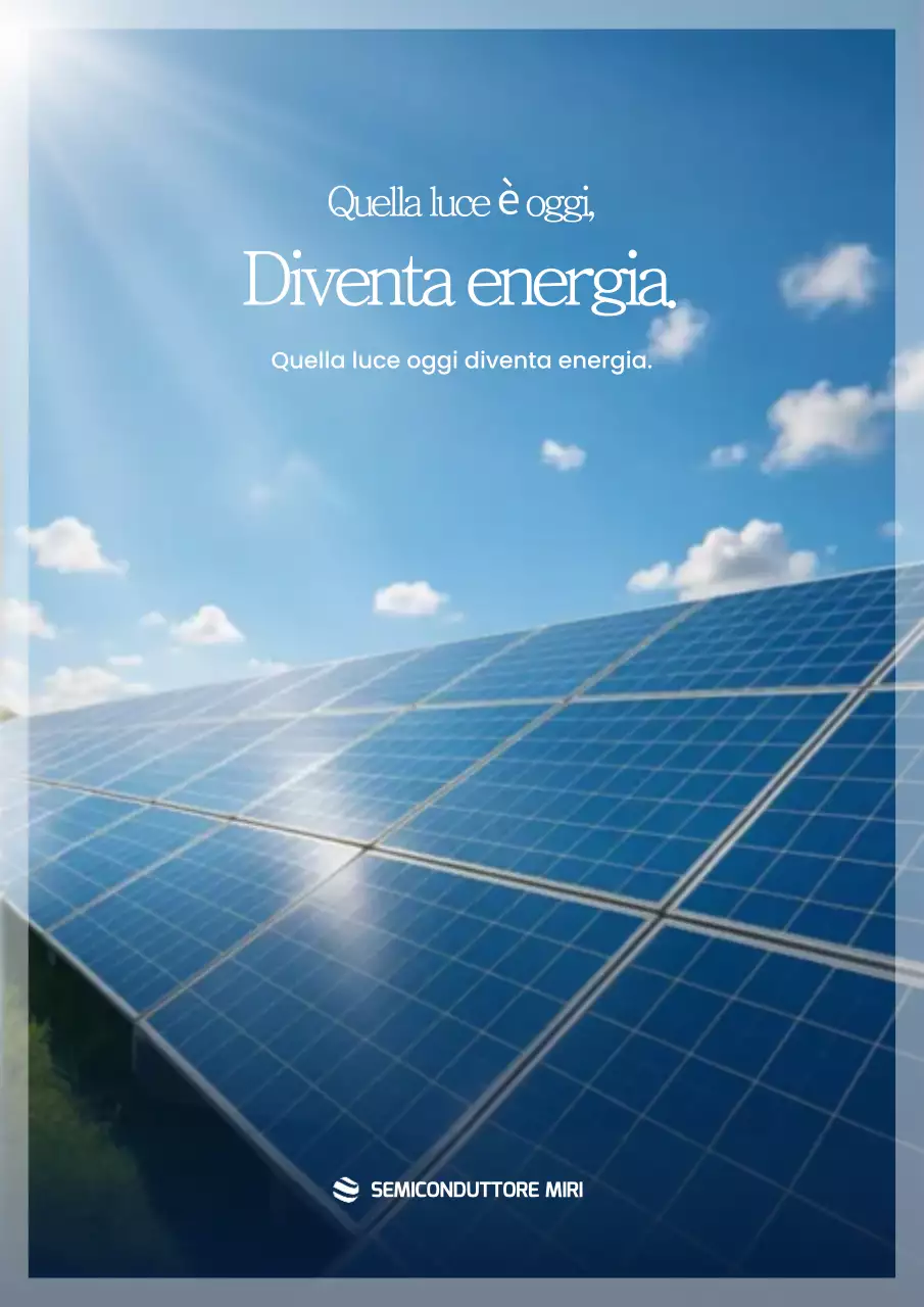 Pubblicità Blue Modern Energy