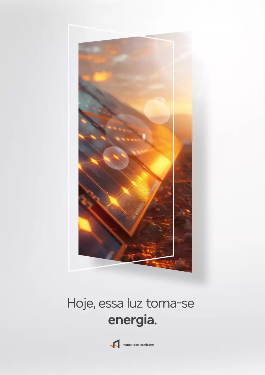 Anúncio de Energia Moderna Laranja