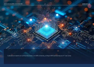 Anuncio de educación cibernética azul