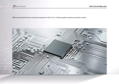 Promoción de semiconductores modernos grises