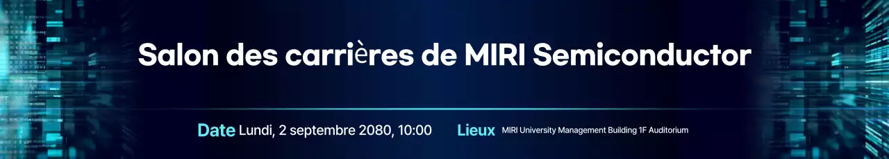 Description du recrutement Blue Modern